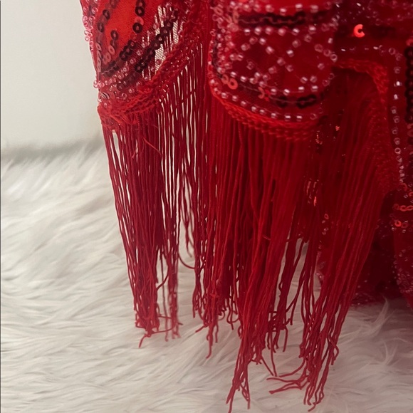 Spirit Halloween Red Speakeasy Sweetie Costume. - Picture 4 of 6